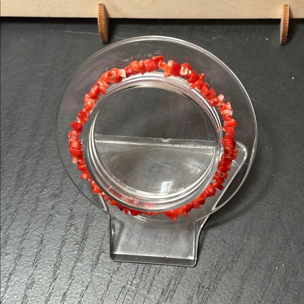 Handcrafted sea shells chip beaded bracelet